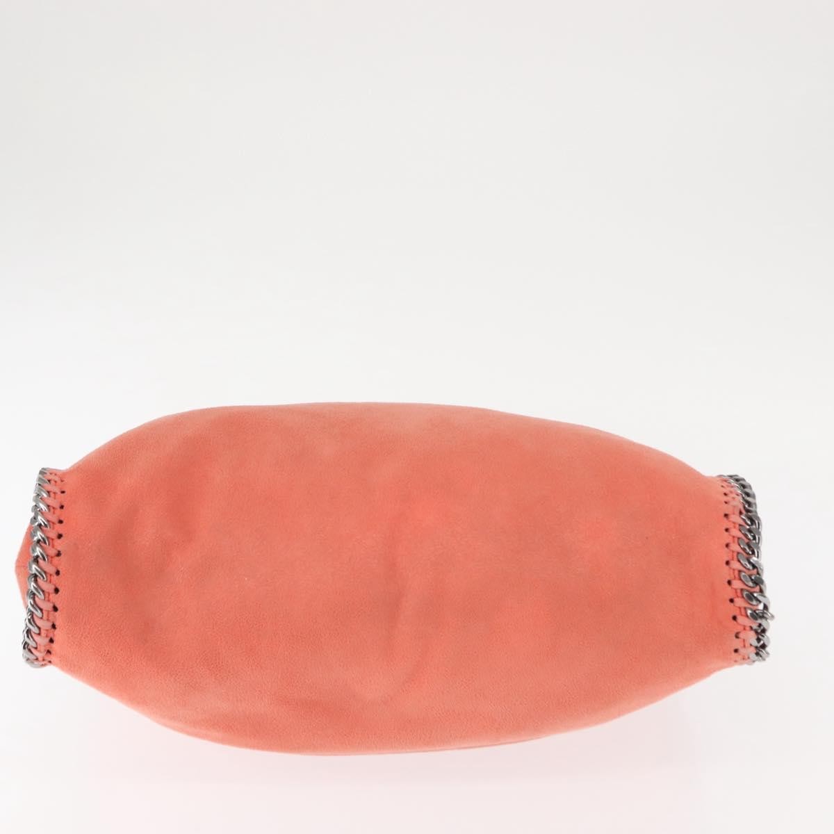 Stella McCartney Falabella Fold Over Crossbody Bag Suede, ORANGE, SUEDE, Crossbody bag