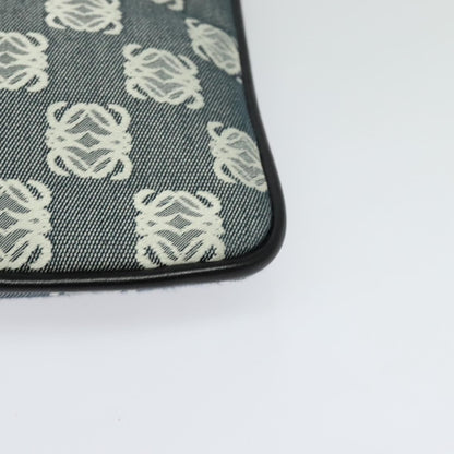 Loewe Anagram Shoulder Bag Canvas, GRAY, CANVAS, Shoulder bag