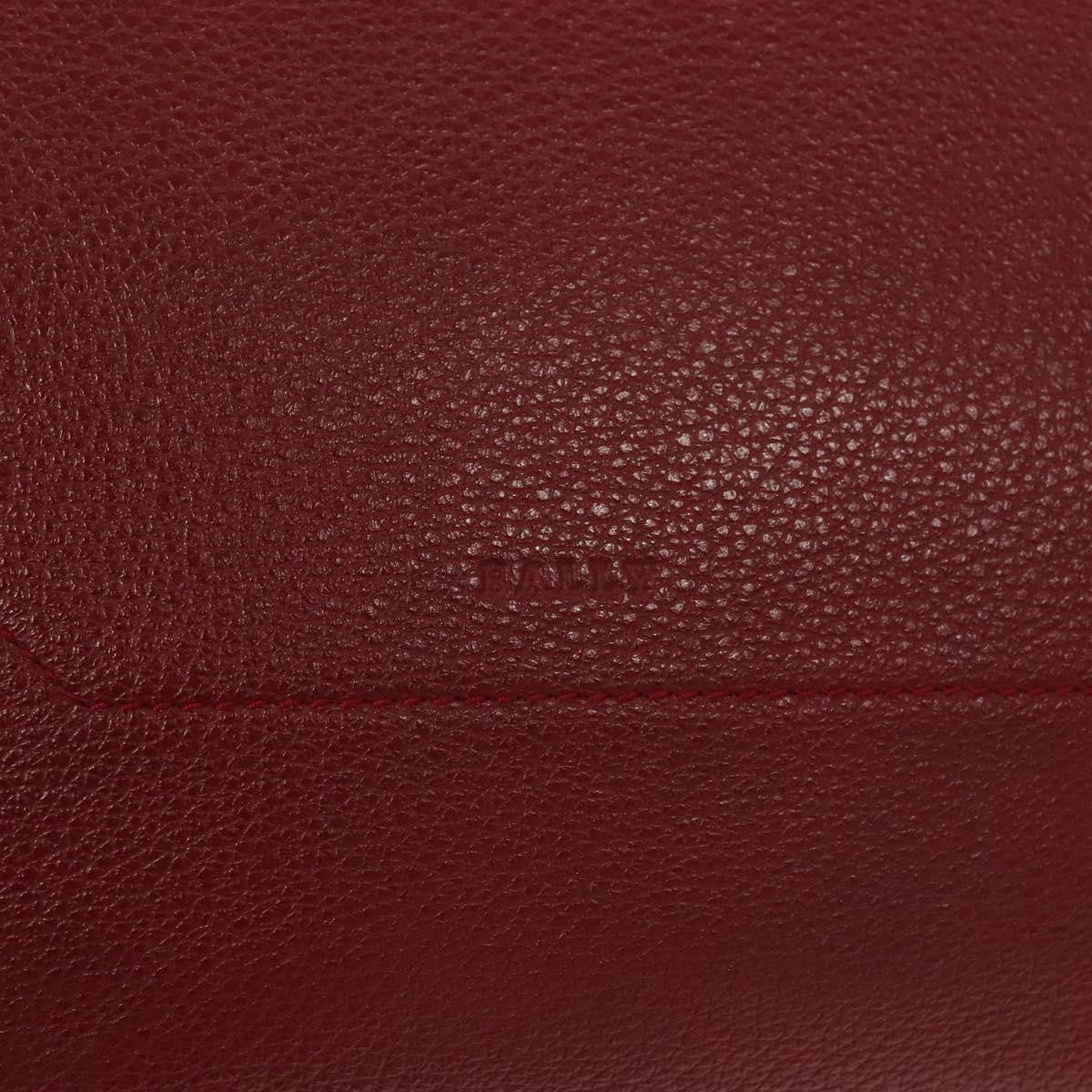 Bally Vintage Shoulder Bag Leather, RED, LEATHER, Shoulder bag