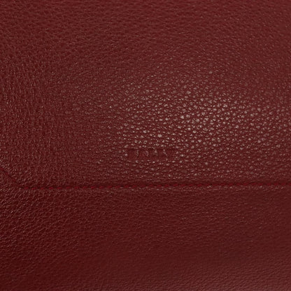 Bally Vintage Shoulder Bag Leather, RED, LEATHER, Shoulder bag