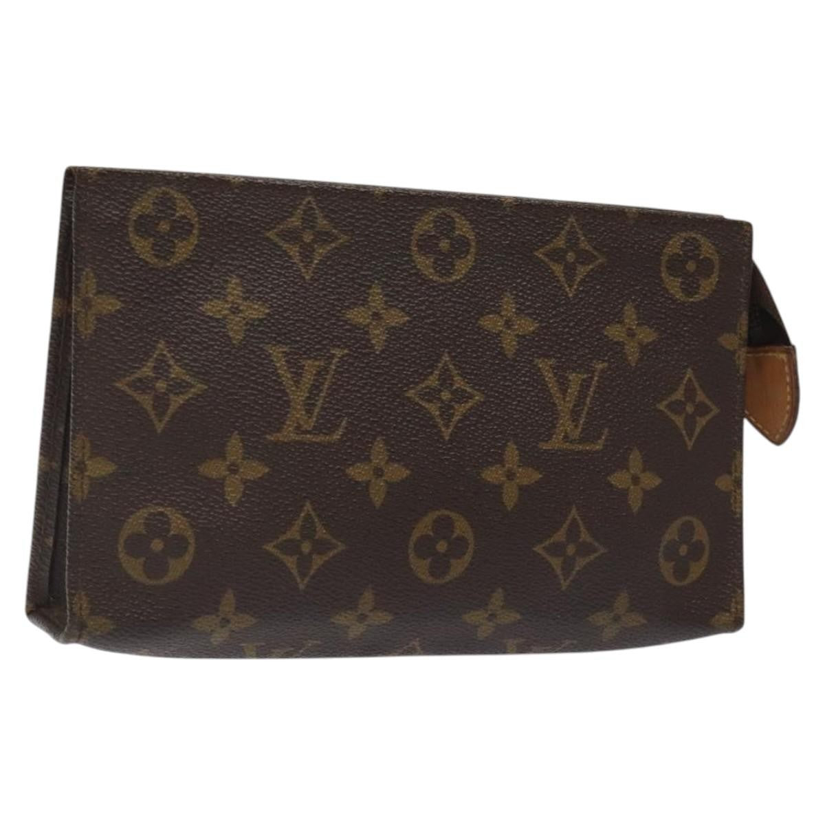 Louis Vuitton Toiletry Pouch Monogram Canvas, BROWN, CANVAS, Toiletry Case