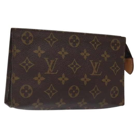Louis Vuitton Toiletry Pouch Monogram Canvas, BROWN, CANVAS, Toiletry Case
