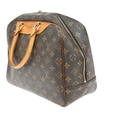 Louis Vuitton Deauville Handbag Monogram Canvas, BROWN, CANVAS, Handbag