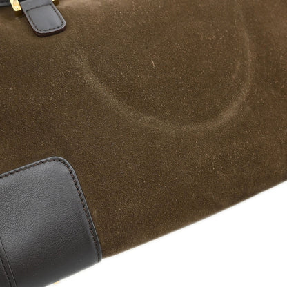 Loewe Amazona Bag Suede, BROWN, SUEDE, Handbag
