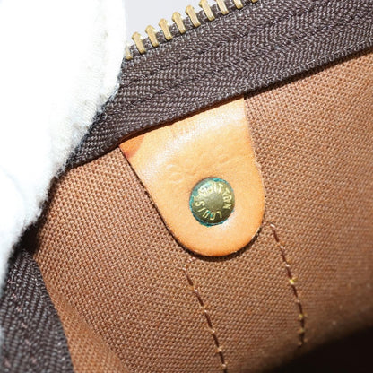 Louis Vuitton Keepall Bag Monogram Canvas, BROWN, CANVAS, Travel bag