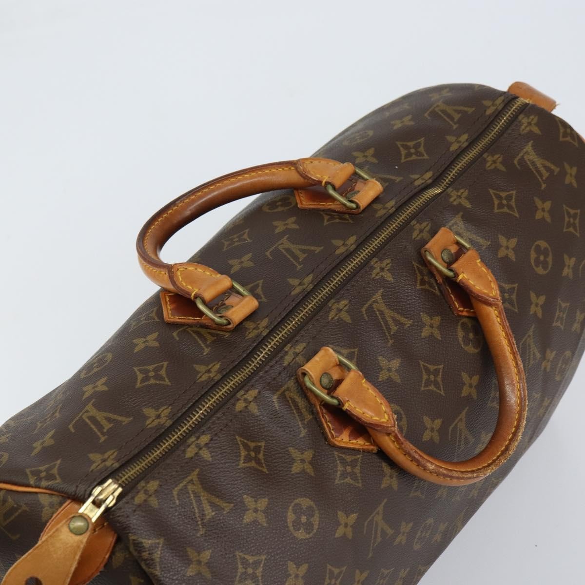 Louis Vuitton Speedy Handbag Monogram Canvas, BROWN, CANVAS, Handbag