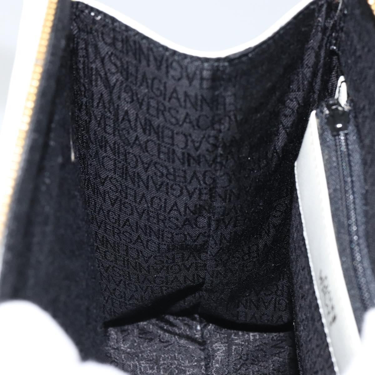 Versace Medusa Shoulder Bag Leather, WHITE, LEATHER, Shoulder bag