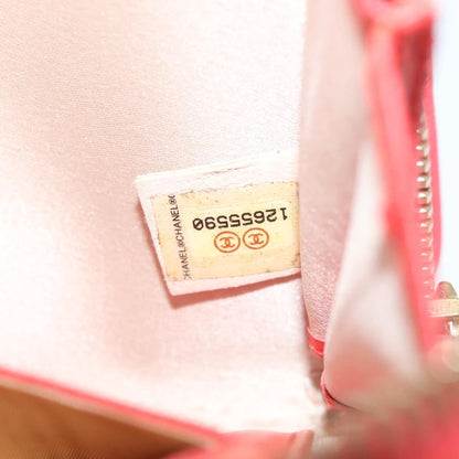 Chanel Reissue 2.55 Square Zip Around Card Holder Wallet Quilted Aged Calfskin, ORANGE, PATENT_LEATHER, Wallets