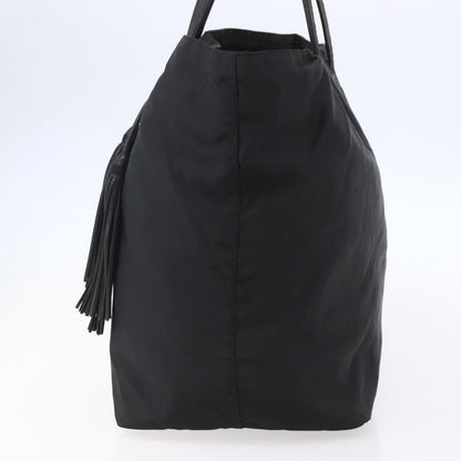 Prada Vintage Tote Nylon, BLACK, NYLON, Tote bag