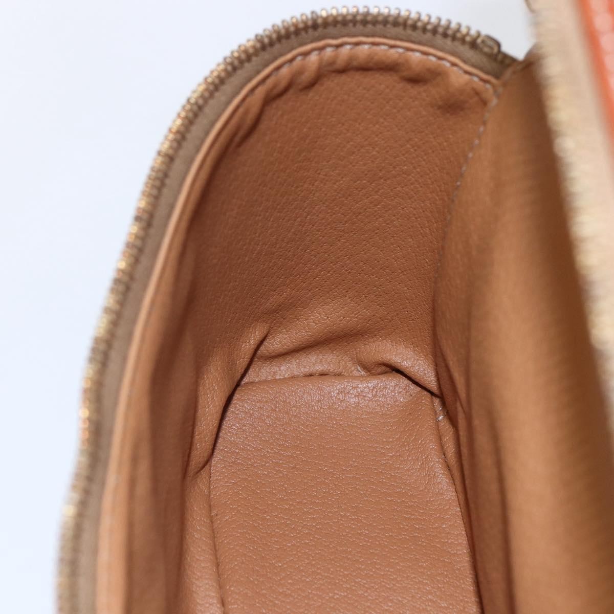 Celine Macadam Vanity Bag Canvas, BROWN, CANVAS, Travel bag