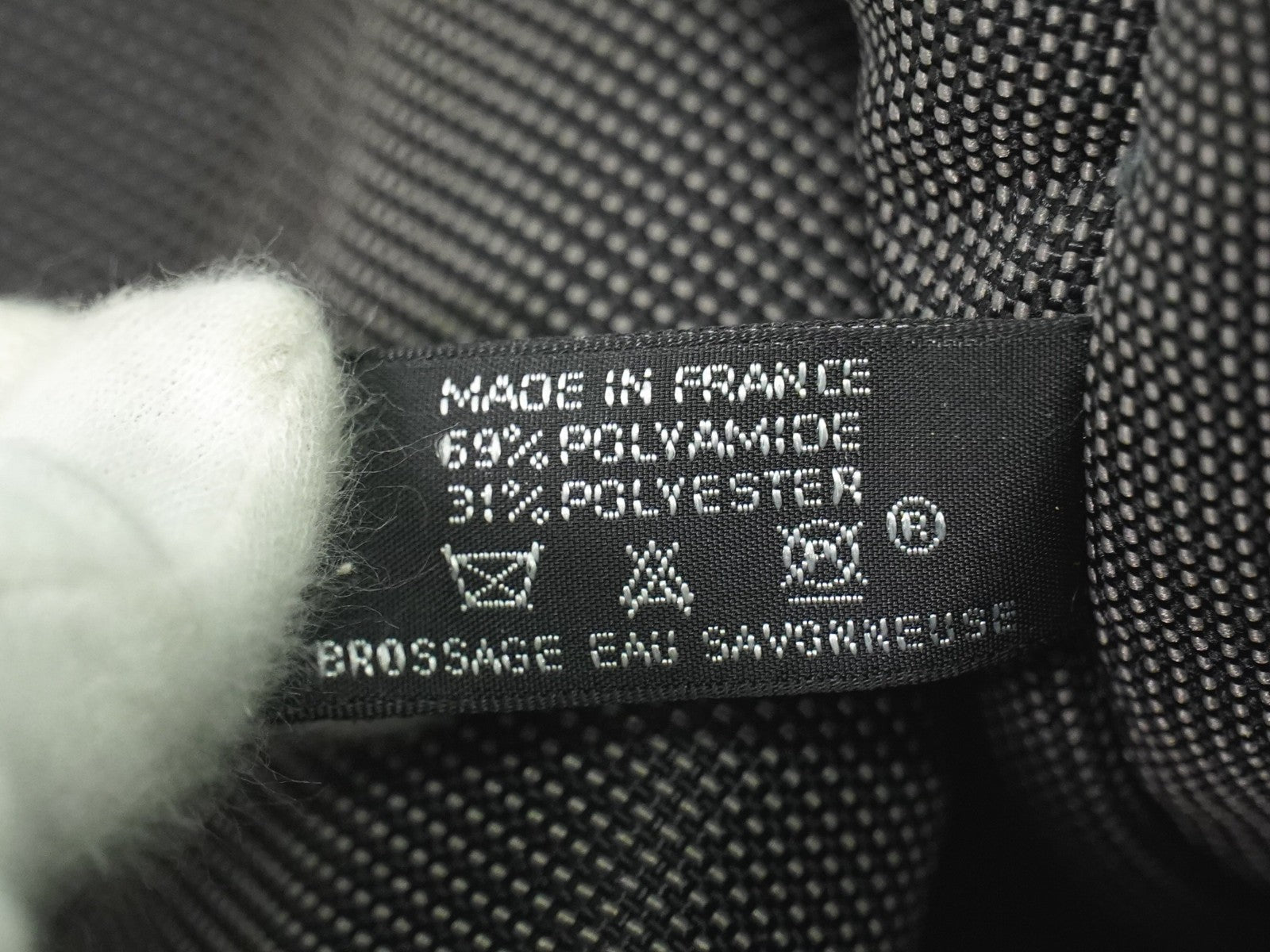 Hermes Herline Backpack Canvas, GRAY, CANVAS, Backpack