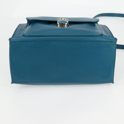 Balenciaga Padlock All Afternoon Tote Leather, BLUE, LEATHER, Handbag