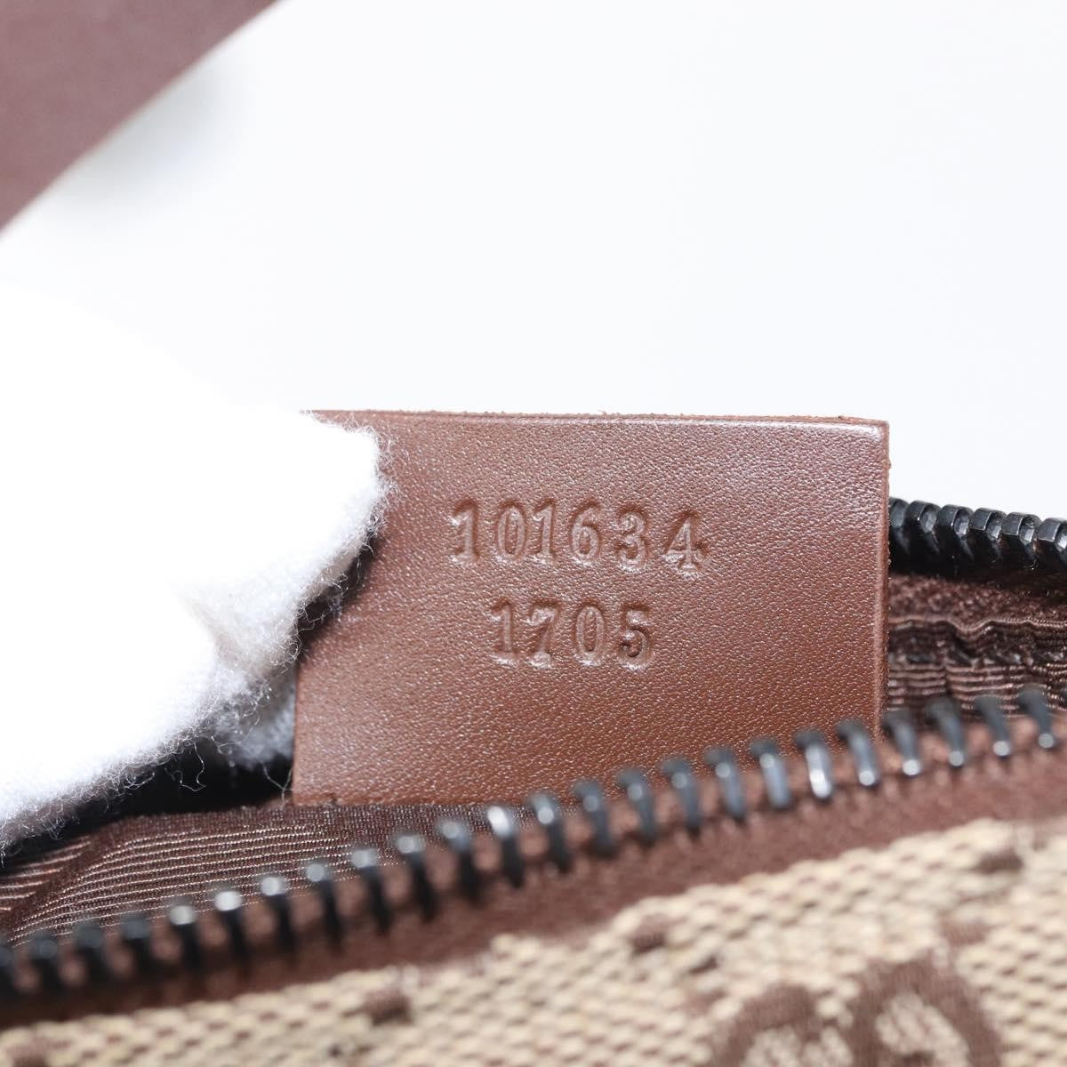 Gucci Pochette GG Canvas, BEIGE, CANVAS, Handbag