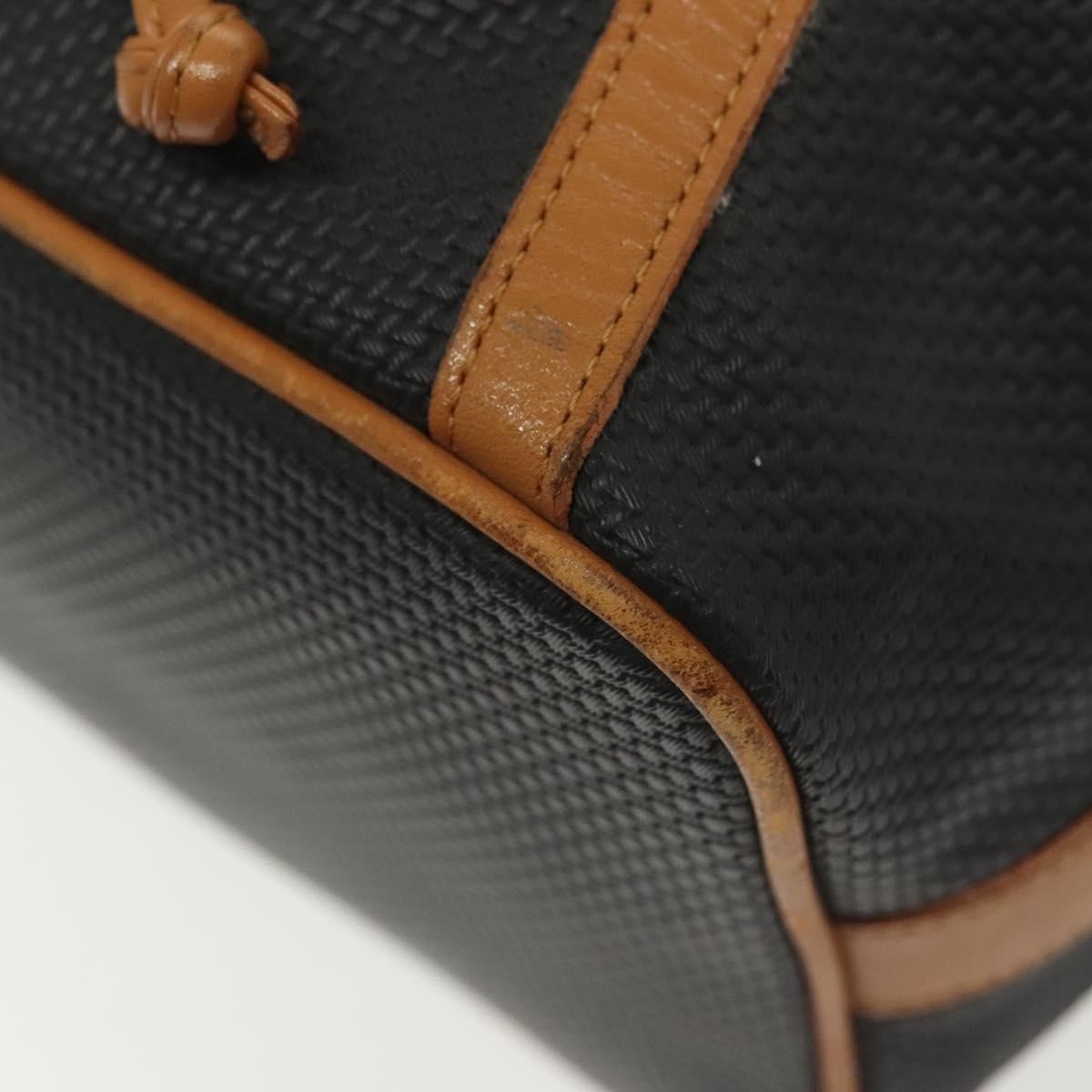 Saint Laurent Vintage Shoulder Bag PVC Leather, BLACK, PVC, Shoulder bag