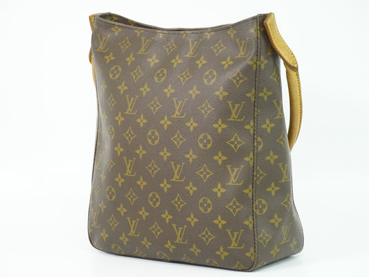 Louis Vuitton Monogram Looping Handbag Monogram Canvas, Brown, Canvas, Shoulder Bag