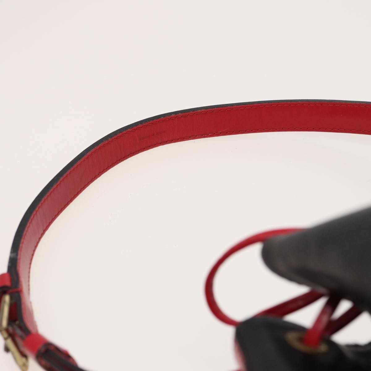 Louis Vuitton Bicolor Noe Handbag Epi Leather, BLACK, LEATHER, Handbag