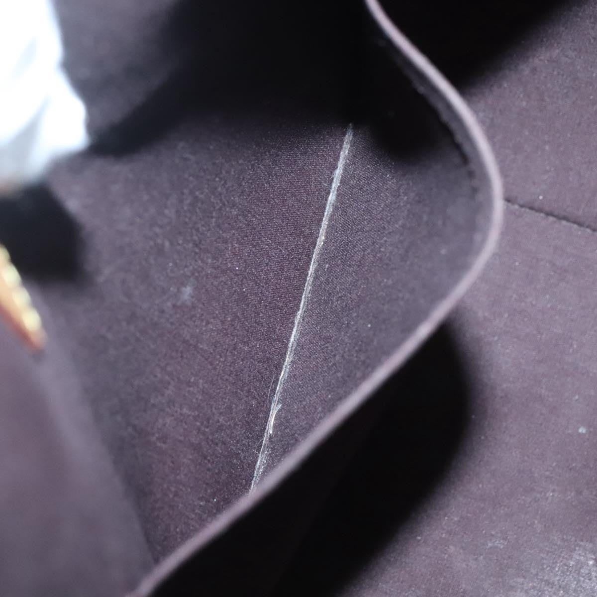 Louis Vuitton Bellevue Handbag Monogram Vernis, BURGUNDY, PATENT_LEATHER, Tote bag