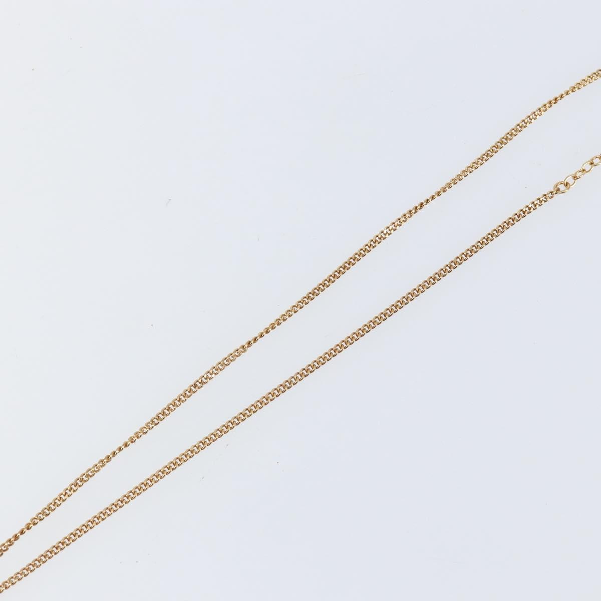 Christian Dior CD Pendant Necklace Metal, GOLD, METAL, Necklace