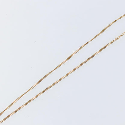 Christian Dior CD Pendant Necklace Metal, GOLD, METAL, Necklace