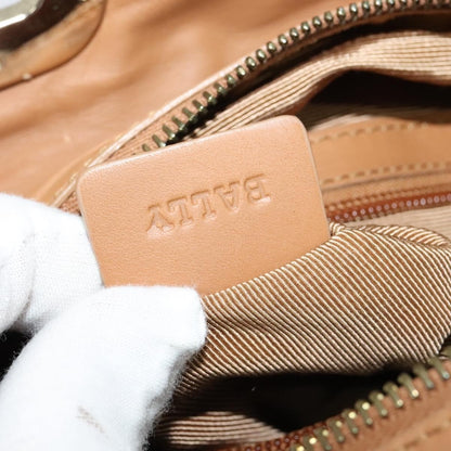 Bally Handbag Leather, BROWN, LEATHER, Handbag