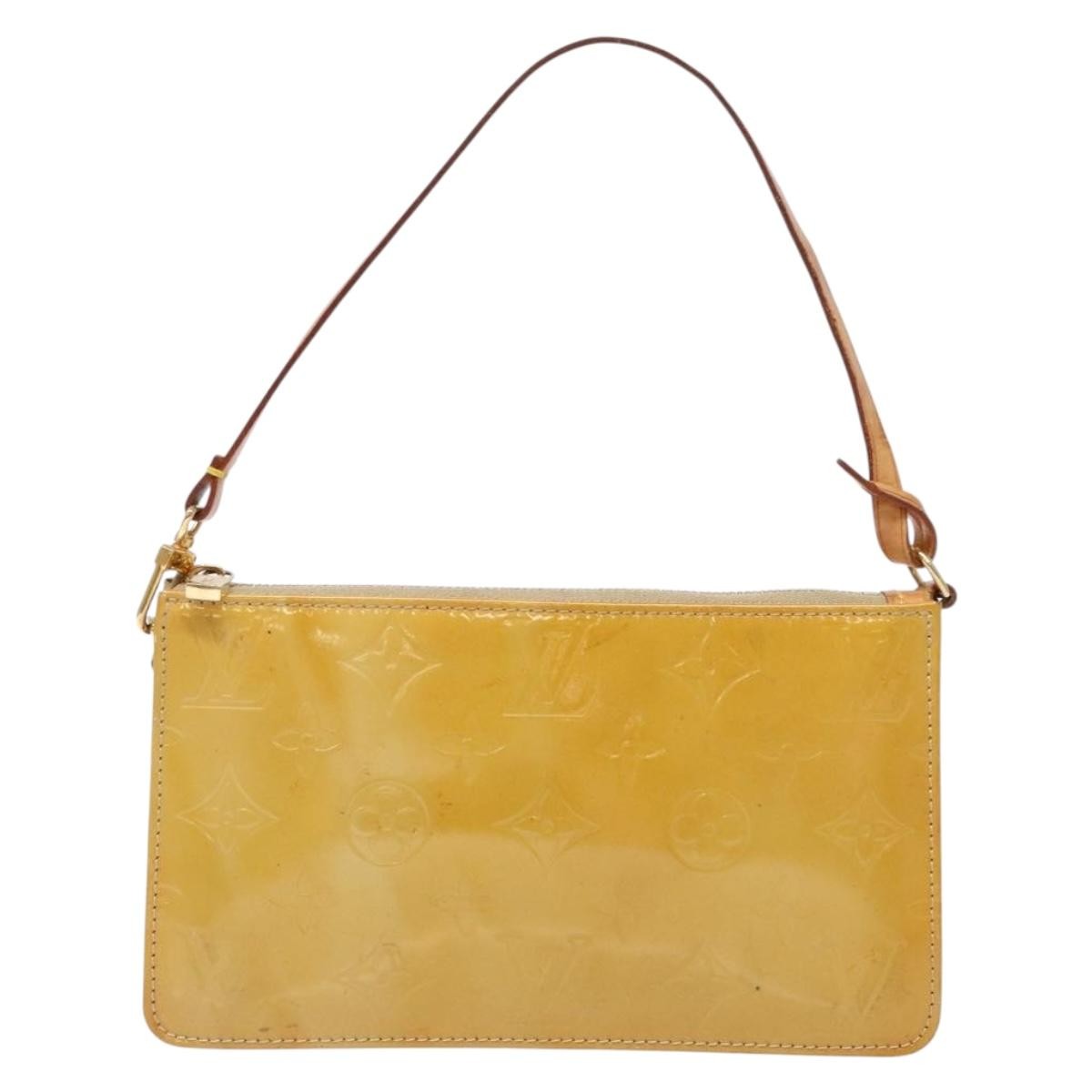 Louis Vuitton Lexington Pochette Monogram Vernis, BEIGE, PATENT_LEATHER, Clutche & pouche