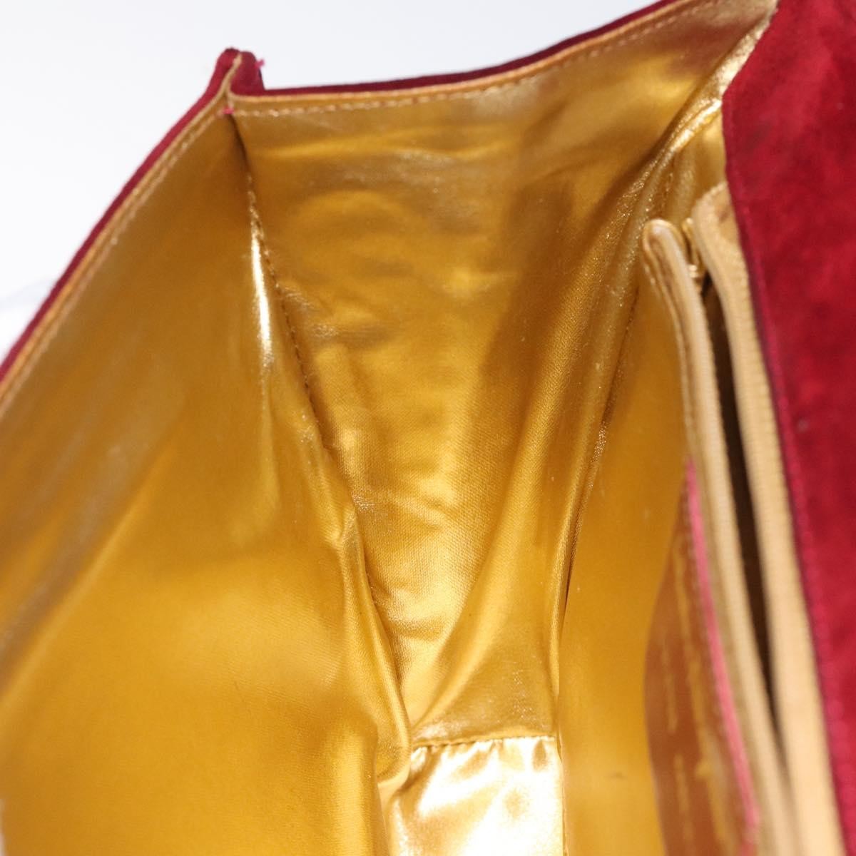 Salvatore Ferragamo Vintage Shoulder Bag Suede, MULTICOLOUR, SUEDE, Shoulder bag