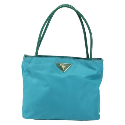 Prada Vintage Handbag Tessuto, TURQUOISE, NYLON, Handbag