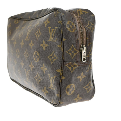 Louis Vuitton Trousse Toilette Monogram Canvas, BROWN, LEATHER, Clutche & pouche