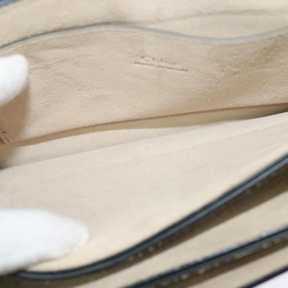 Chloe Faye Shoulder Bag Leather and Suede, BLUE, SUEDE, Shoulder bag