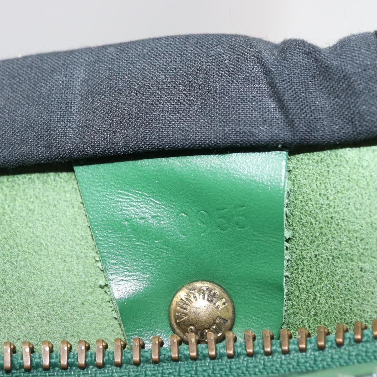 Louis Vuitton Speedy Handbag Epi Leather, GREEN, LEATHER, Handbag