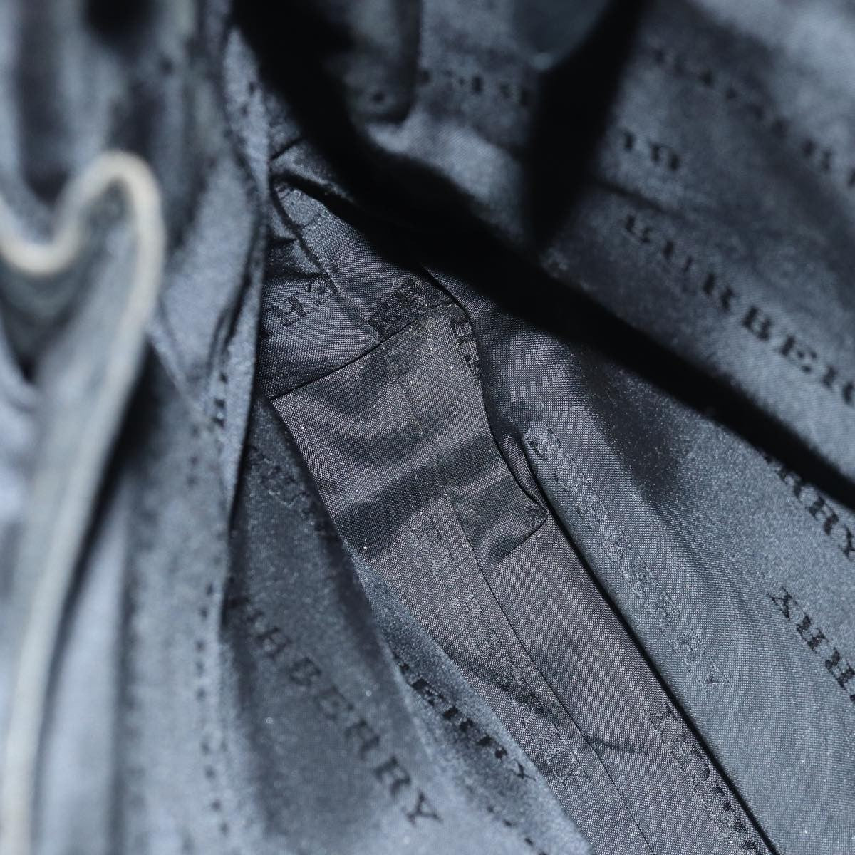 Burberry Front Pocket Flap Messenger Vintage Check Nylon and Nylon, BLACK, NYLON, Crossbody bag