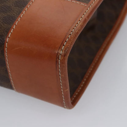 Celine Macadam Briefcase Canvas and leather, BROWN, CANVAS, Briefcase