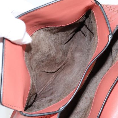 Bottega Veneta Piazza Top Handle Bag Leather with Intrecciato Detail, PINK, LEATHER, Handbag