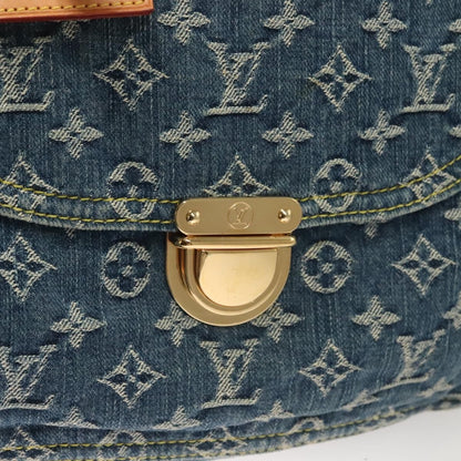 Louis Vuitton Baggy grand modèle Denim, BLUE, DENIM_JEANS, Handbag