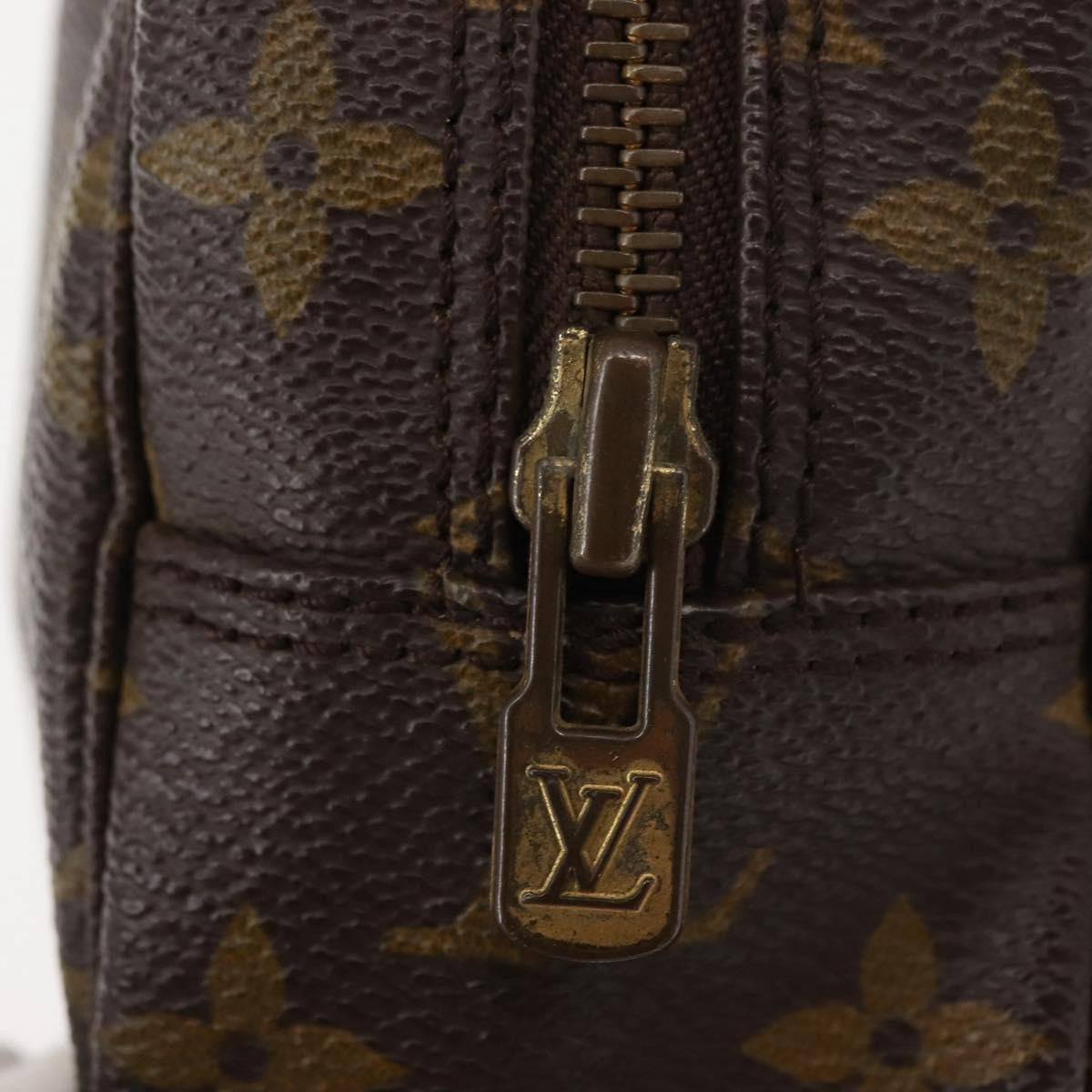 Louis Vuitton Trousse Toiletry Pouch Monogram Canvas, BROWN, CANVAS, Toiletry Case