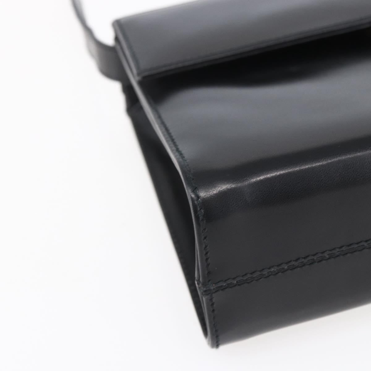 Salvatore Ferragamo Vala Shoulder Bag Leather, BLACK, LEATHER, Shoulder bag