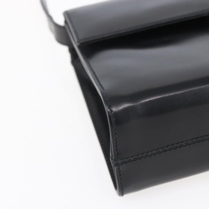 Salvatore Ferragamo Vala Shoulder Bag Leather, BLACK, LEATHER, Shoulder bag