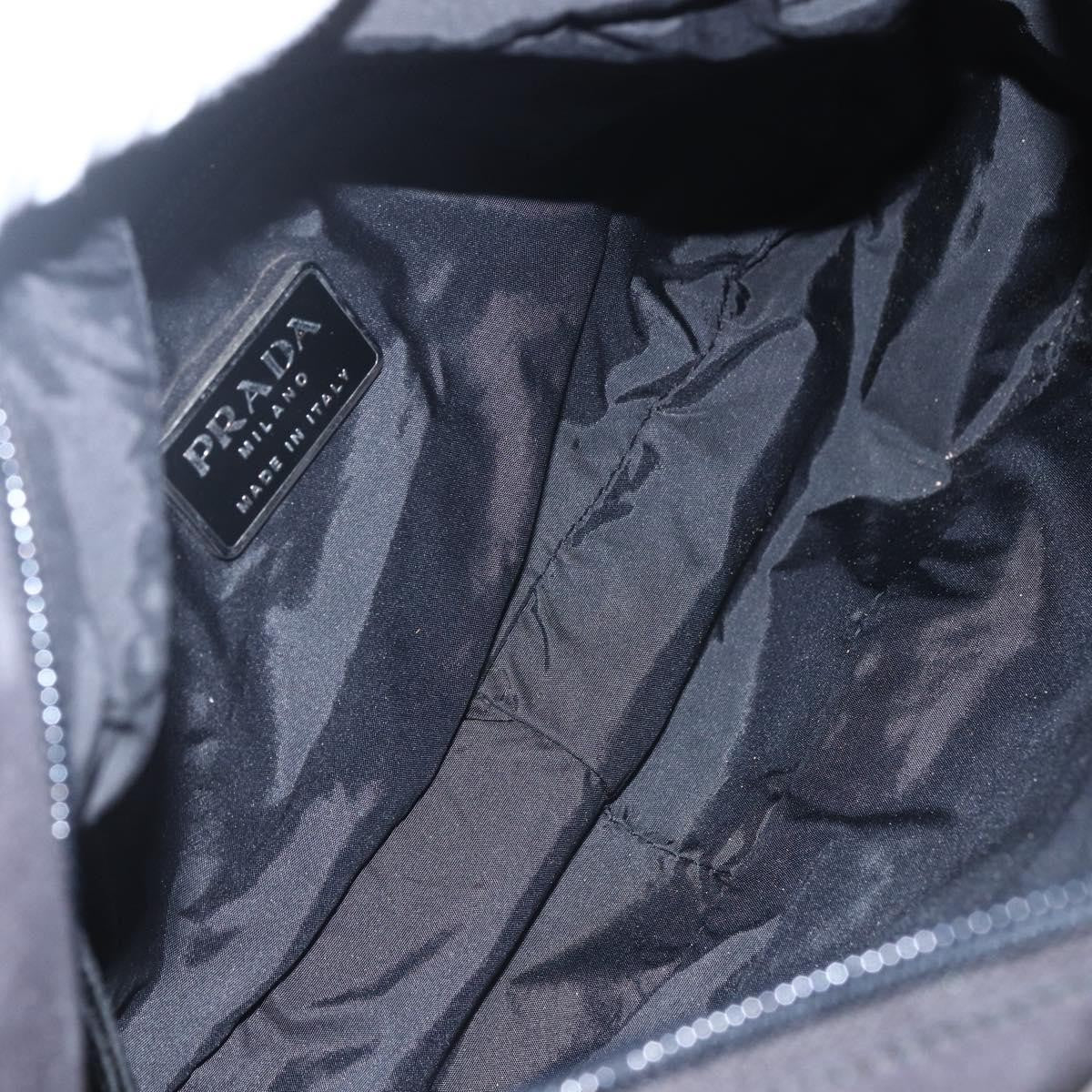 Prada Sport Zip Shoulder Bag Nylon, BLACK, NYLON, Shoulder bag