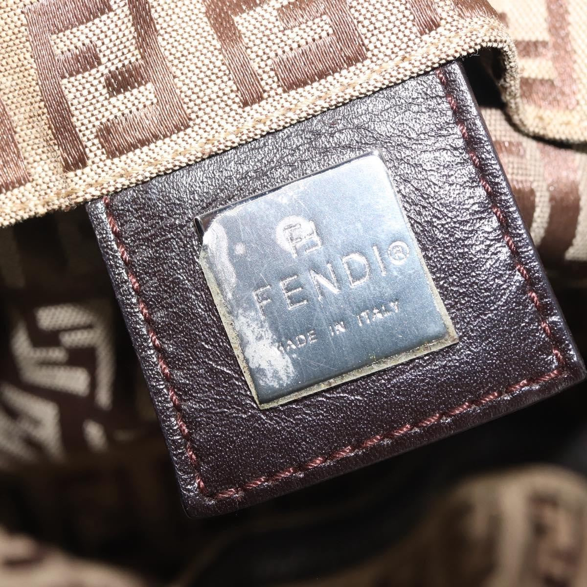 Fendi Vintage Tote Zucca Canvas, BEIGE, CANVAS, Tote bag