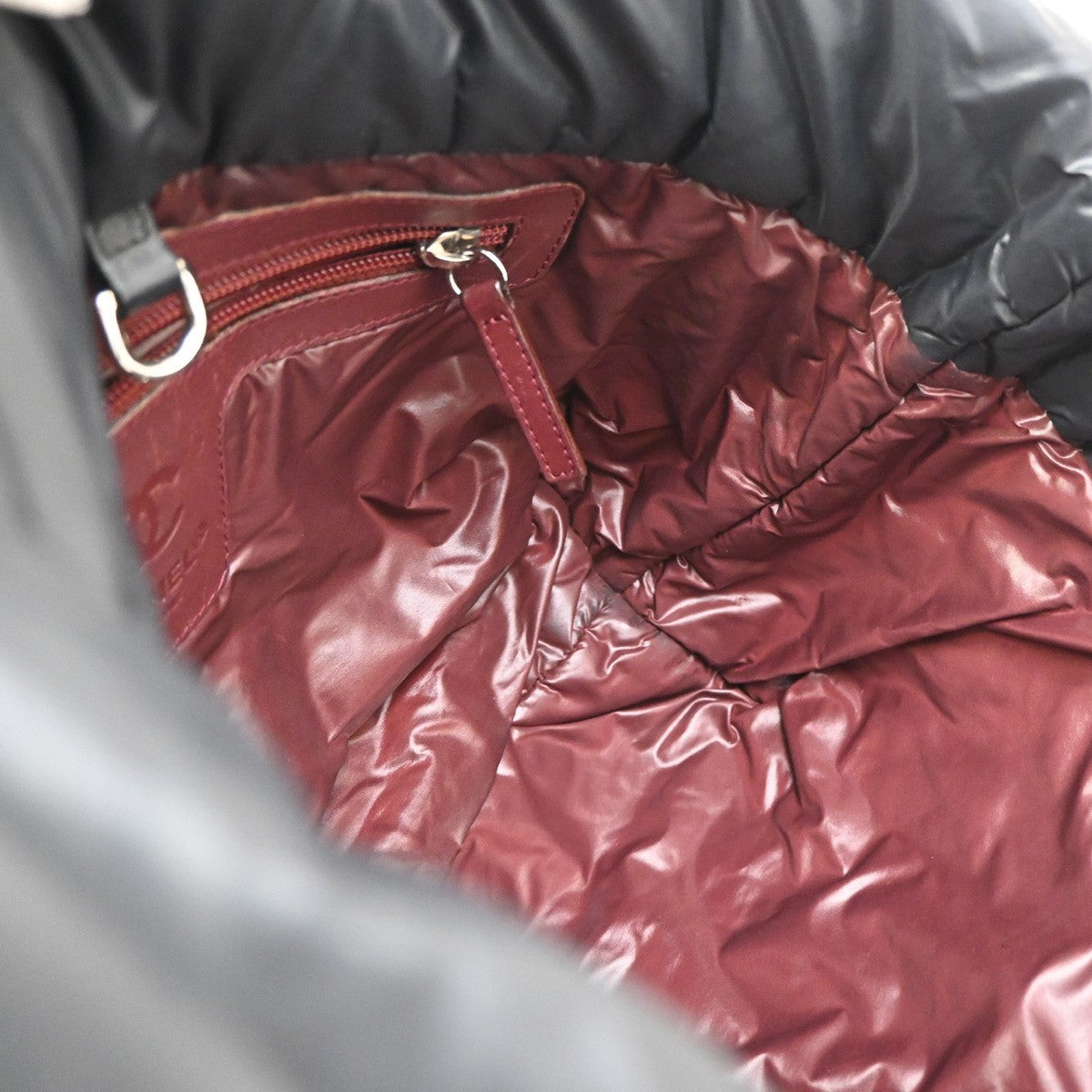 Chanel Coco Cocoon Reversible Tote Quilted Nylon, BLACK, NYLON, Tote bag