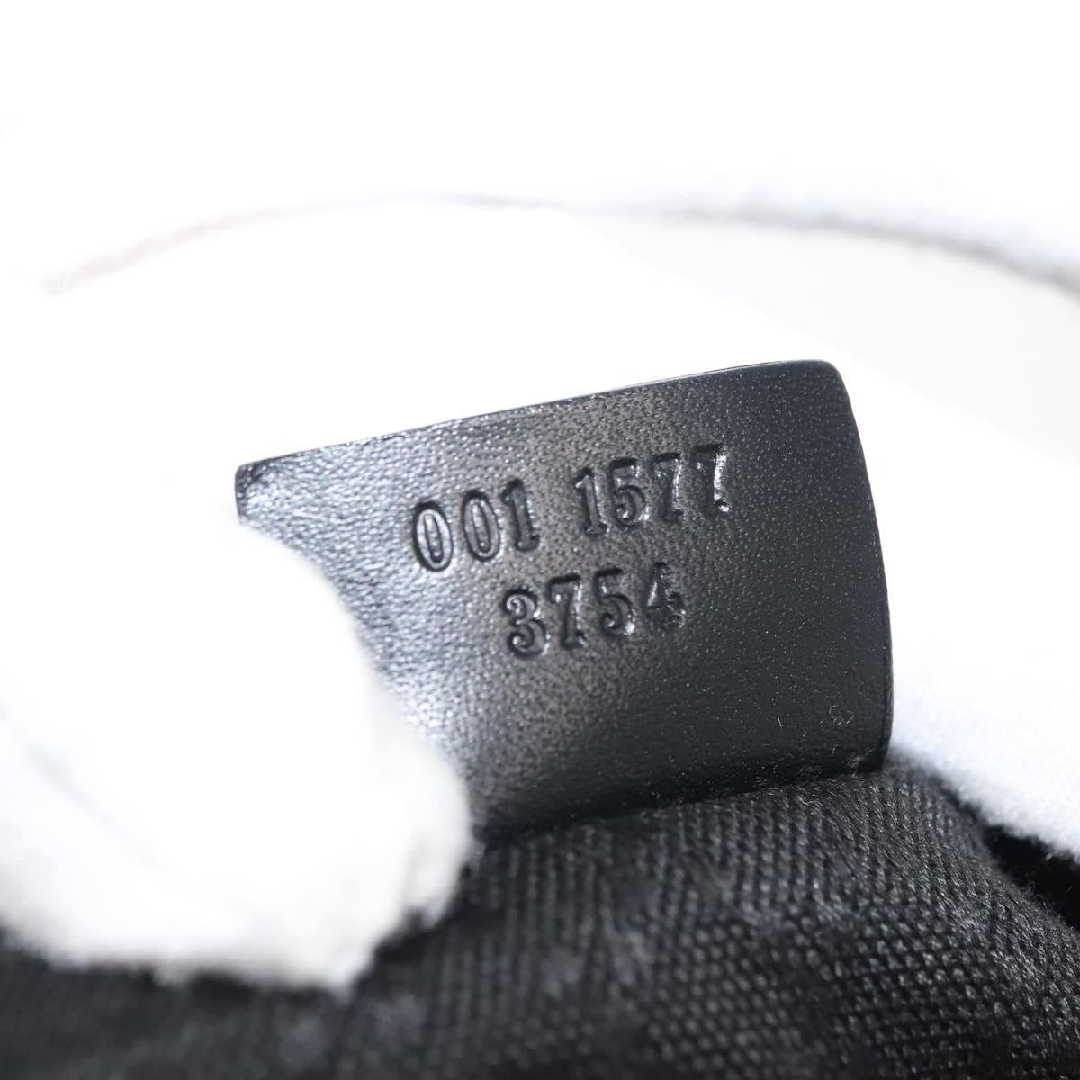 Gucci Vintage Bamboo Handle Open Hobo Nylon, BLACK, NYLON, Tote bag