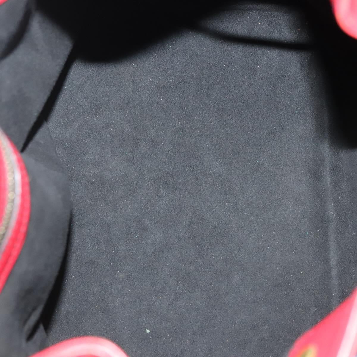 Louis Vuitton Petit Noe Handbag Epi Leather, RED, LEATHER, Shoulder bag