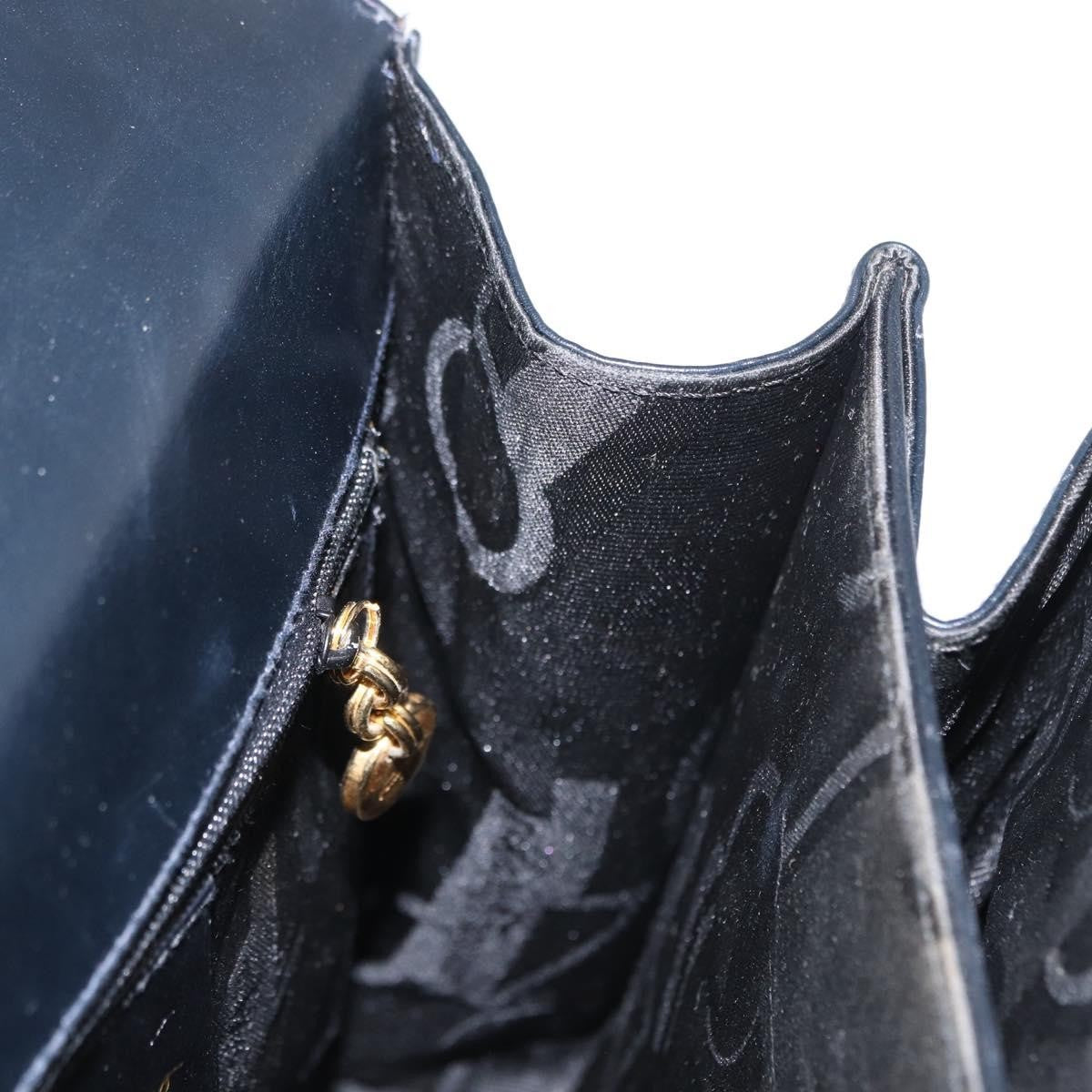 Salvatore Ferragamo Convertible Top Handle Bag Leather, NAVY, LEATHER, Handbag