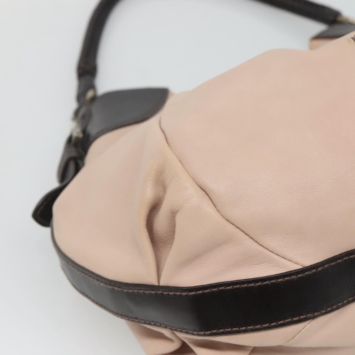 Salvatore Ferragamo Gancini Hobo Leather, BEIGE, LEATHER, Handbag