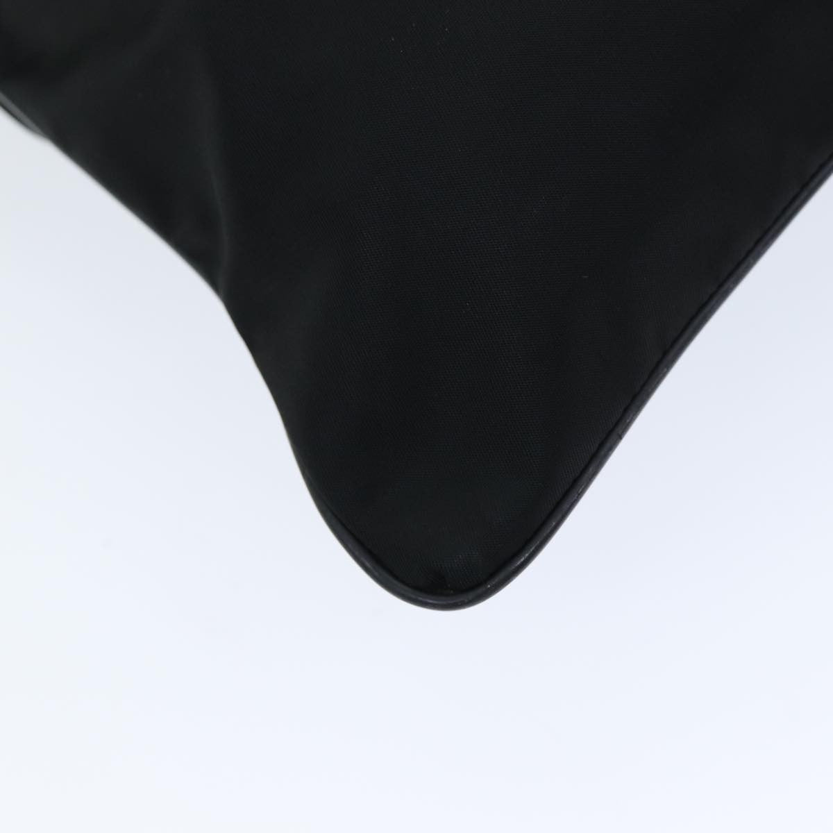 Prada Flat Messenger Bag Tessuto, BLACK, NYLON, Shoulder bag