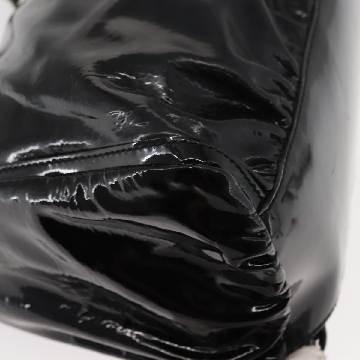 Gucci D Ring Hobo Patent, BLACK, PATENT_LEATHER, Shoulder bag