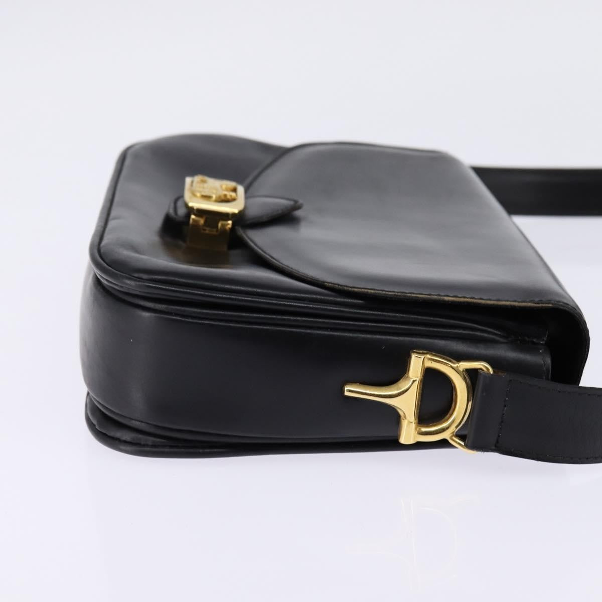 Celine Horse Carriage Shoulder bag Leather, BLACK, LEATHER, Shoulder bag