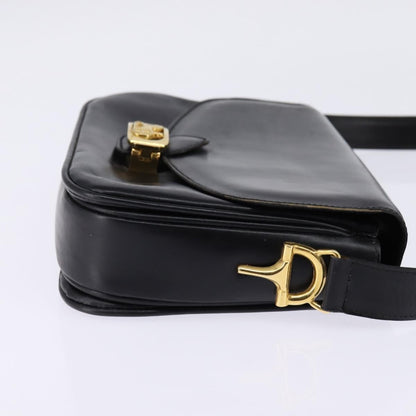 Celine Horse Carriage Shoulder bag Leather, BLACK, LEATHER, Shoulder bag
