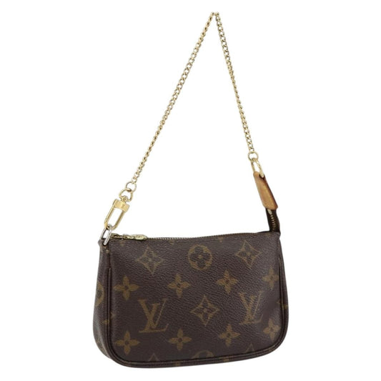 Louis Vuitton Pochette Accessoires Monogram Canvas, BROWN, CANVAS, Clutche & pouche