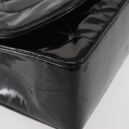 Chanel Vintage Diana Flap Bag Quilted Patent, BLACK, PATENT_LEATHER, Shoulder bag